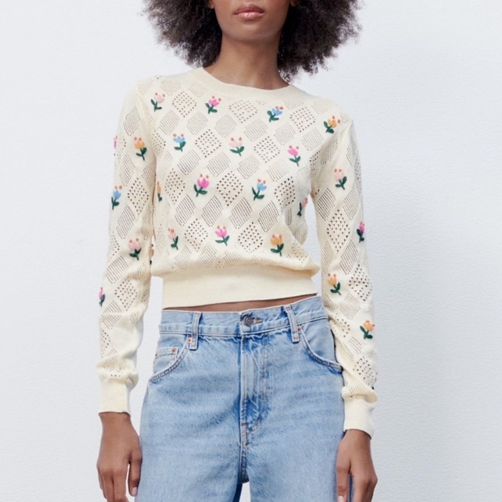 Floral Zara sweater